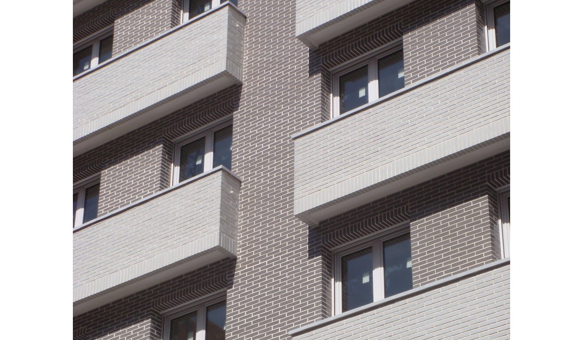 Ласточкин хвост Клинкерная фасадная плитка облицовочная под кирпич ABC Dunkelgrau 239*52*13,5 мм