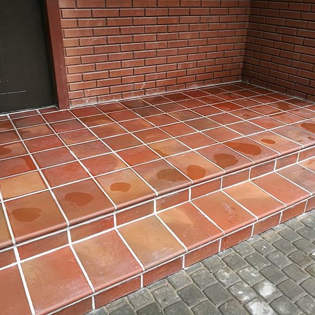 Клинкерная ступень Флорентинер противоскользящая плитка ABC Nordkap 345*240*14 мм