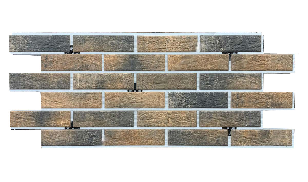 Loft Brick Cardamon фасадная термопанель из пенополистирола ППС 60 мм с клинкерной плиткой