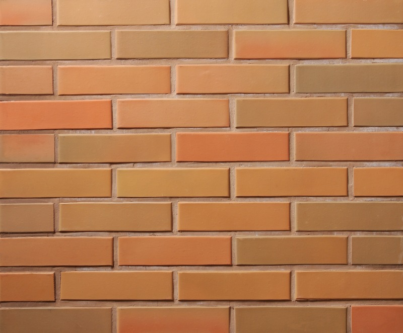 Кирпич клинкерный облицовочный светло - коричневый, Lode RUDIS гладкий, 250*120*65 мм