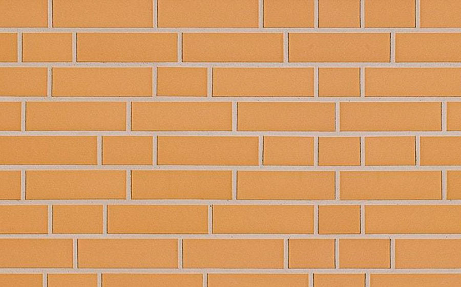 Фасадная Термопанель из пенополистирола ППС 60 мм с клинкерной плиткой Objekta Sandgelb glatt 240*71*10 мм