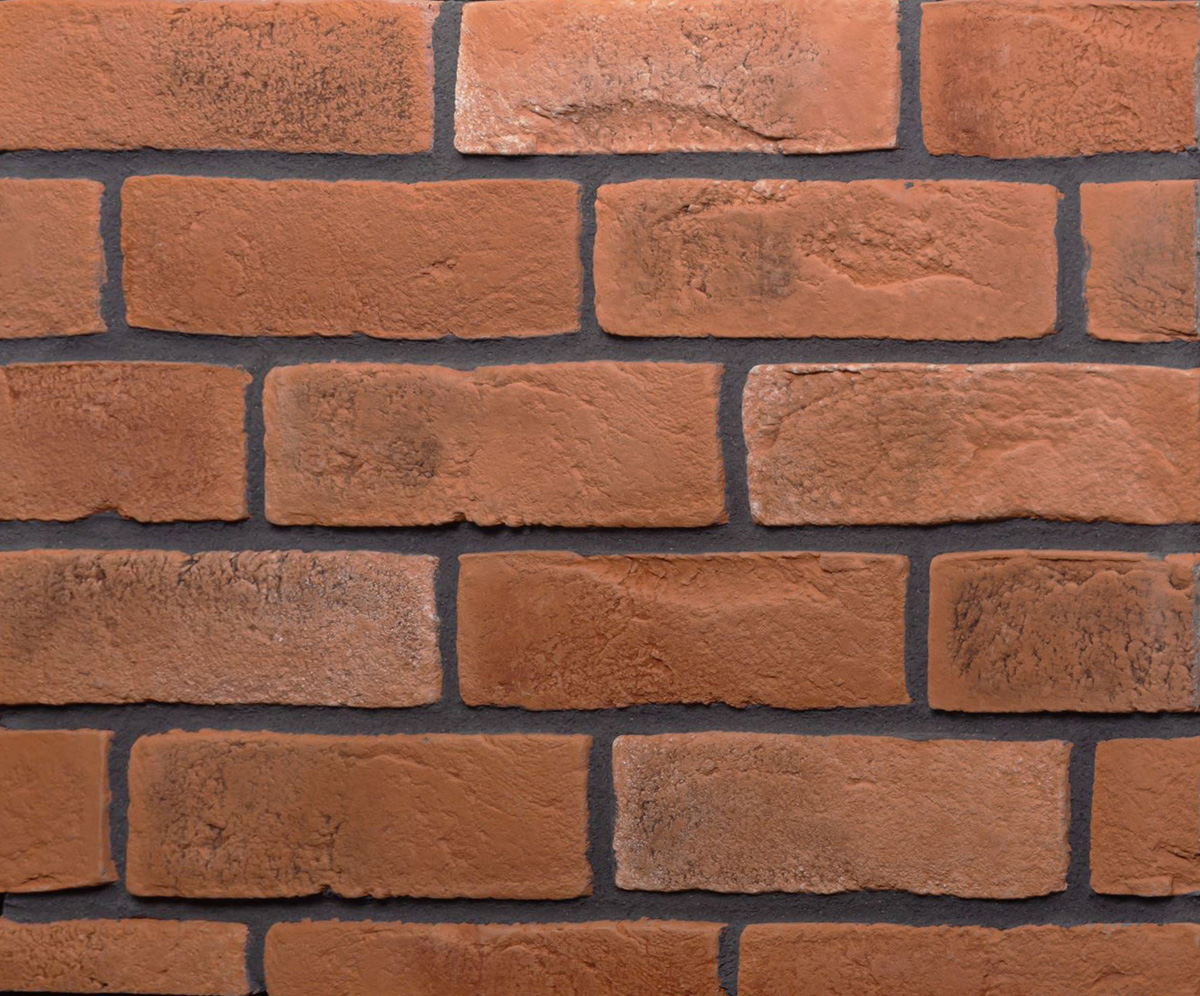5 Византийский кирпич 225х65х15 мм, декоративный камень для фасада и интерьера Petra