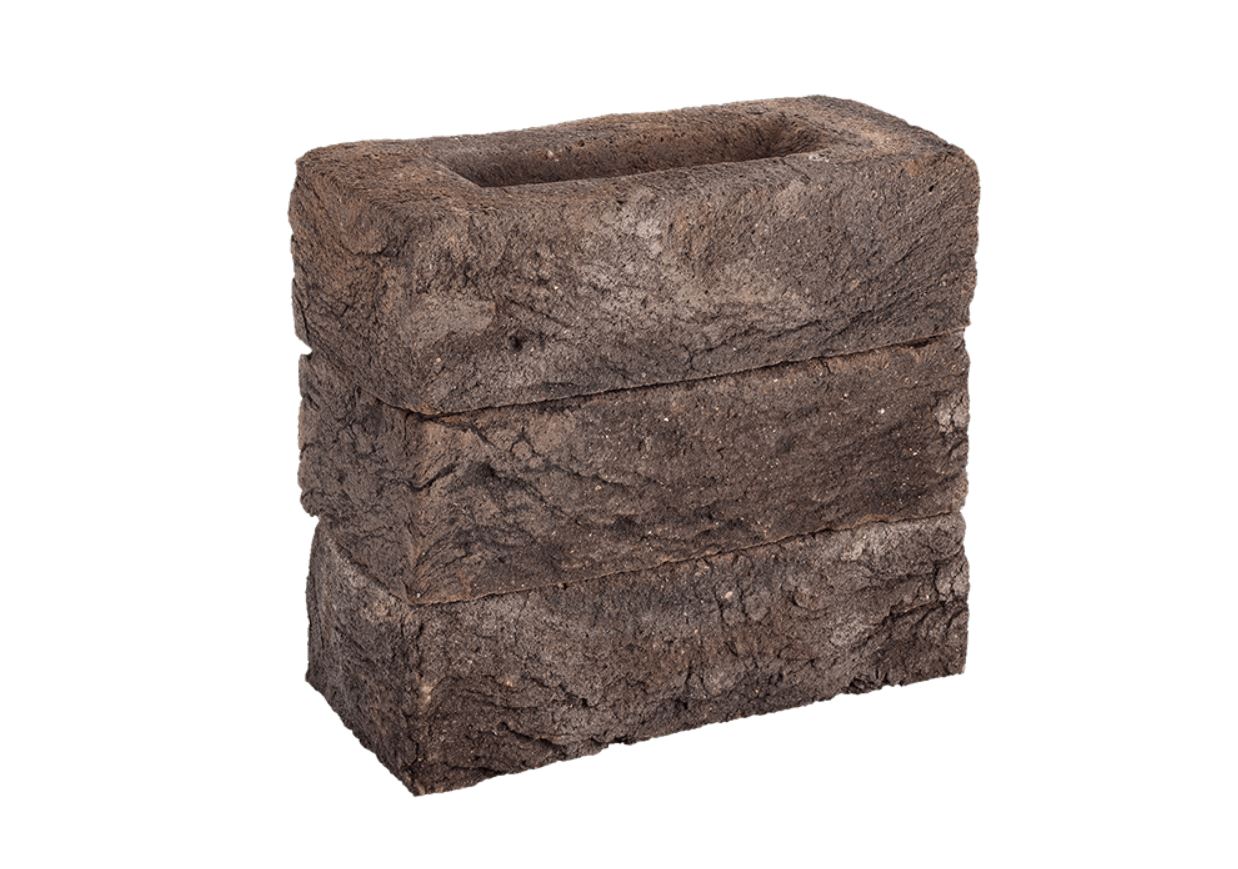 Донские Зори Абрамцево узорный 215*102*65 мм, Кирпич ручной формовки полнотелый, облицовочный