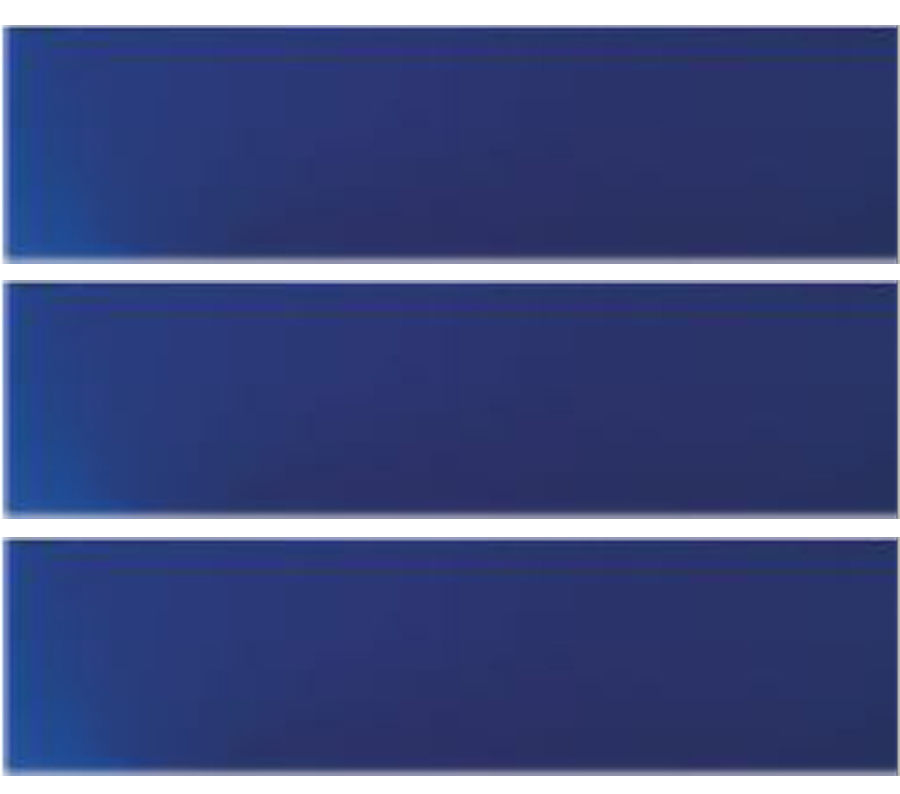 №30 Глазурованная Фасадная плитка Клинкерная облицовочная под кирпич 283х84х11 мм цвет синий RAL