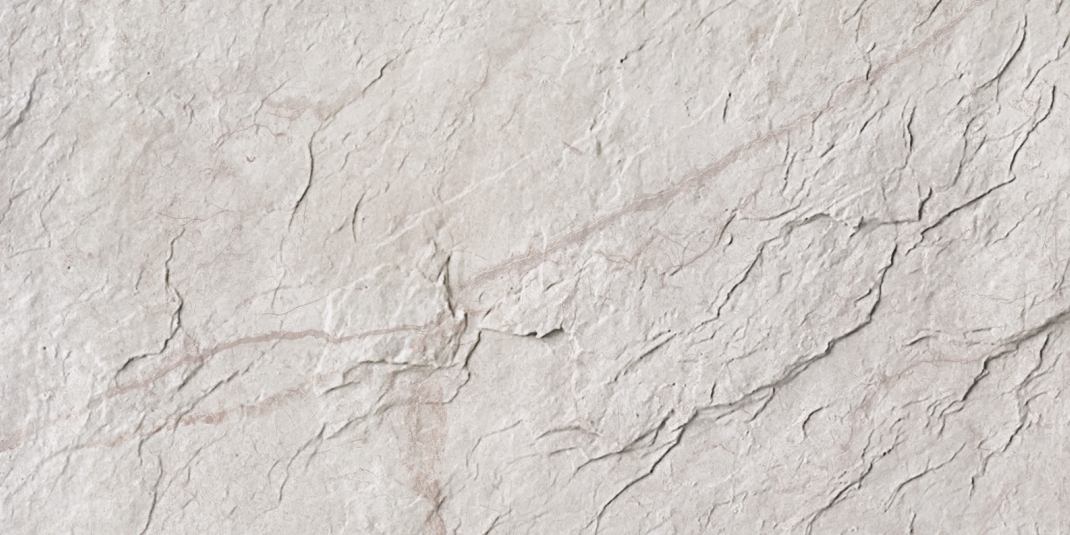 Mount Celestial Castol White (светлый камень с плавными серыми прожилками)  гибкий камень 1200×600 мм