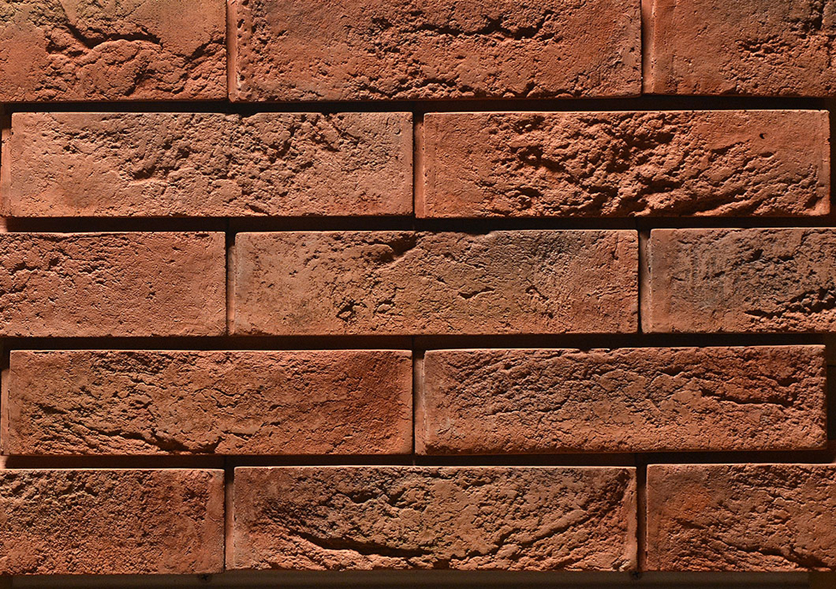 Stone K4 Плитка под кирпич для навесного вент фасада без расшивки шва  65X250X24 мм искусственный камень