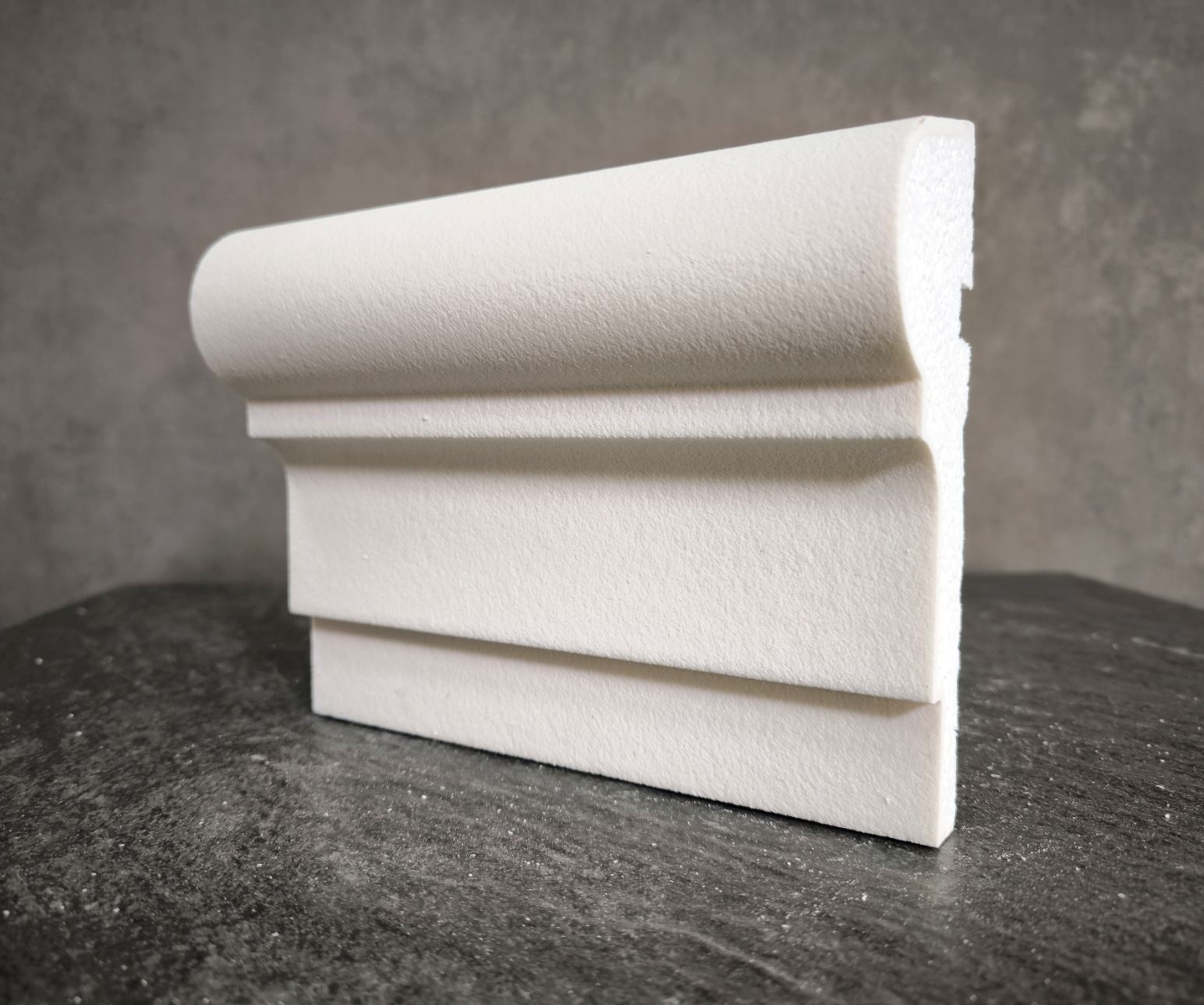 Молдинг для фасада - лепнина, декор из пенополистирола МВ-160/4 (МС-130) 160*60*2000 мм