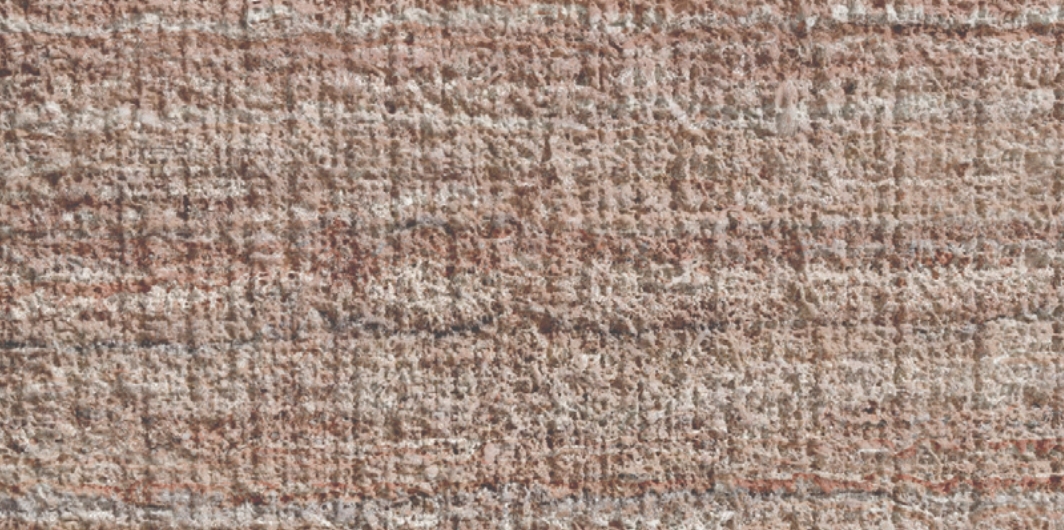 Cloud Silk Travertine Kamu Red (тёплый красно-бежевый травертин с естественными прожилками) — гибкий камень 1200×600 мм