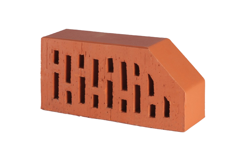 Lode JANKA F6 гладкий, 250*120*65 мм, Кирпич фигурный пустотелый  красный