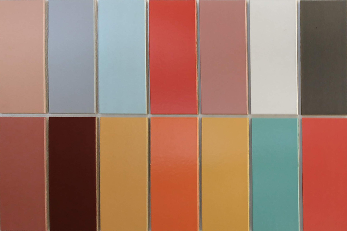 PRO-19-13 Глазурованная клинкерная фасадная плитка под кирпич ral 6022 240x71x10 мм