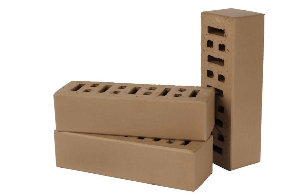 Lode BRUNIS гладкий, 250*85*65 мм, Печной Кирпич керамический пустотелый, коричневый