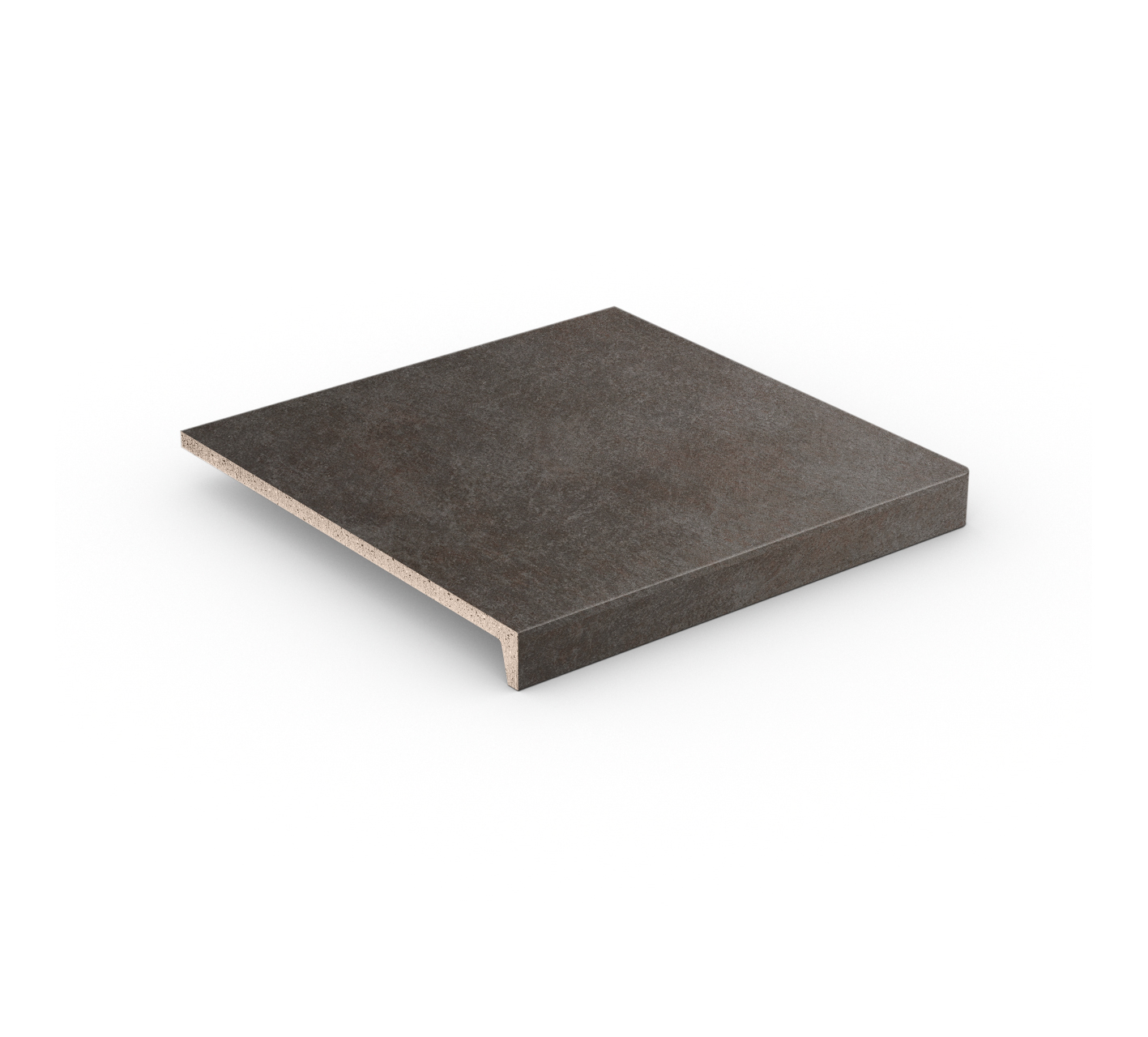 Клинкерная Ступень лофт противоскользящая плитка Stroeher KERAPLATTE ASAR 645 giru 294*340*35*11 мм