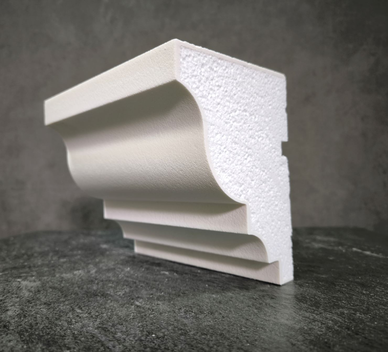 КАРНИЗ для Фасада и Интерьера - лепнина, декор из пенополистирола КВ-170/3 (КС-102) 170*125*2000 мм