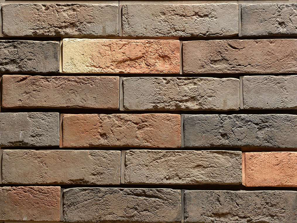 Stone F1 Плитка под кирпич для навесного вент фасада без расшивки шва  70X240X24 мм