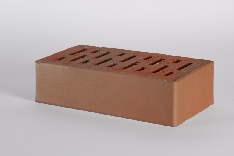 Кирпич клинкерный облицовочный светло - коричневый, Lode RUDIS гладкий, 250*120*65 мм