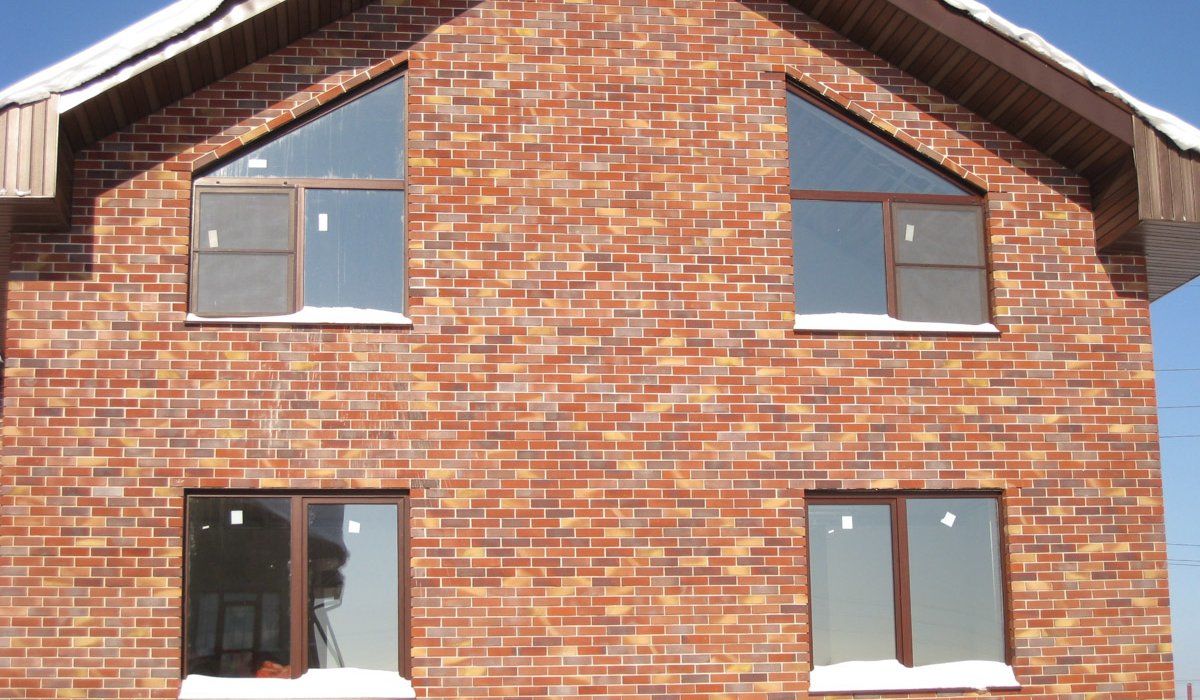 Кирпич облицовочный Клинкерный ABC 9105 Norddeich rot-blausand-farben-bunt genarbt-besandet 55NF 240*71*55 мм