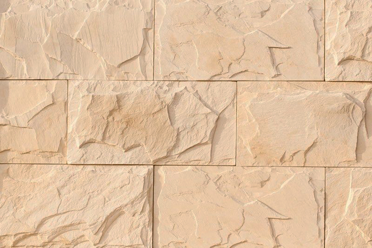 Доломит-5 Искусственный камень плитка для навесного вент фасада без расшивки шва  200X400X24 мм