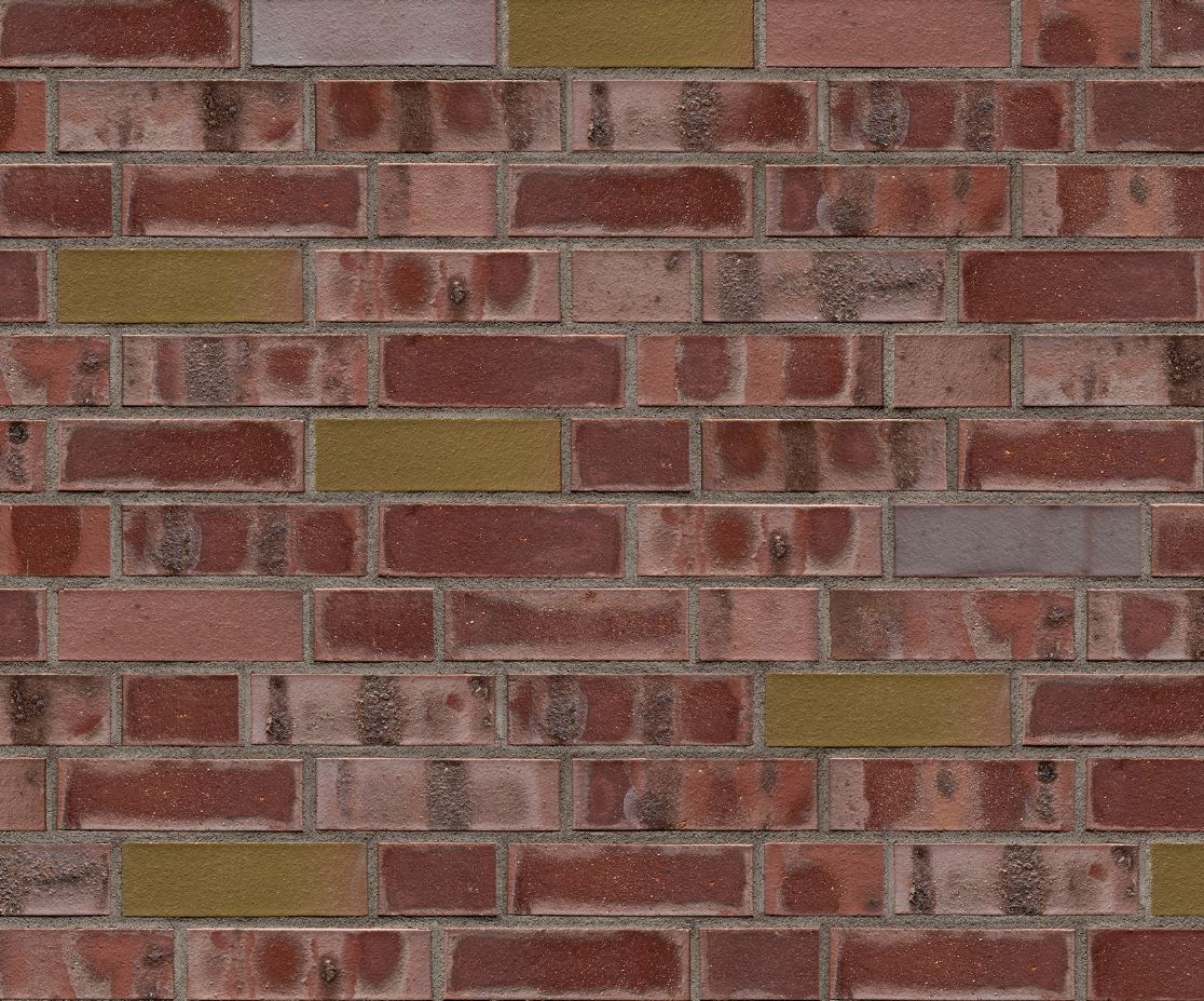 Кирпич облицовочный Клинкерный ABC 9104 Brandenburg mit Gelbanteil 55NF 240*71*55 мм