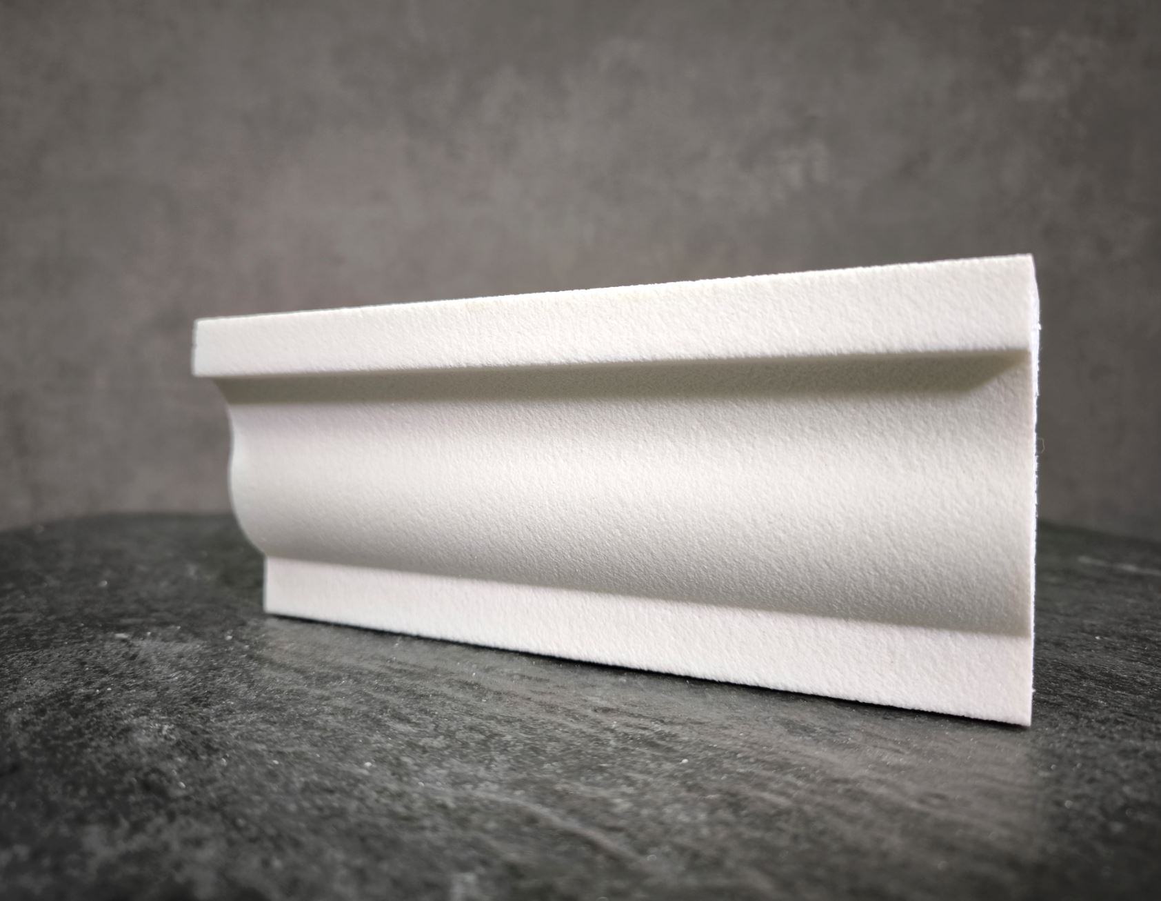 Молдинг для фасада - лепнина, декор из пенополистирола МВ-80/2 80*40*2000 мм