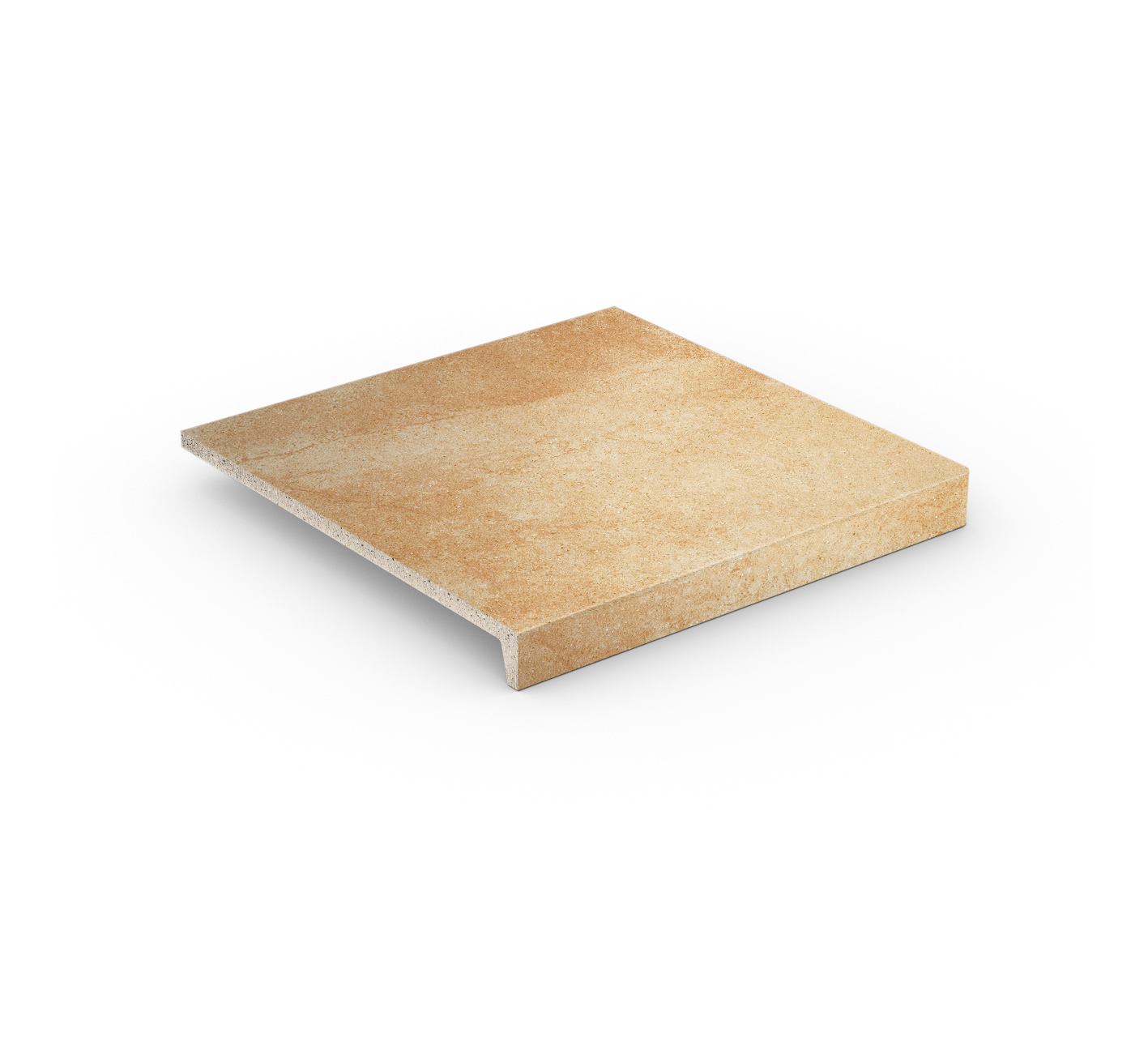 Клинкерная Ступень лофт противоскользящая плитка Stroeher KERAPLATTE ROCCIA X 927 rozenglut 294*340*35*11 мм