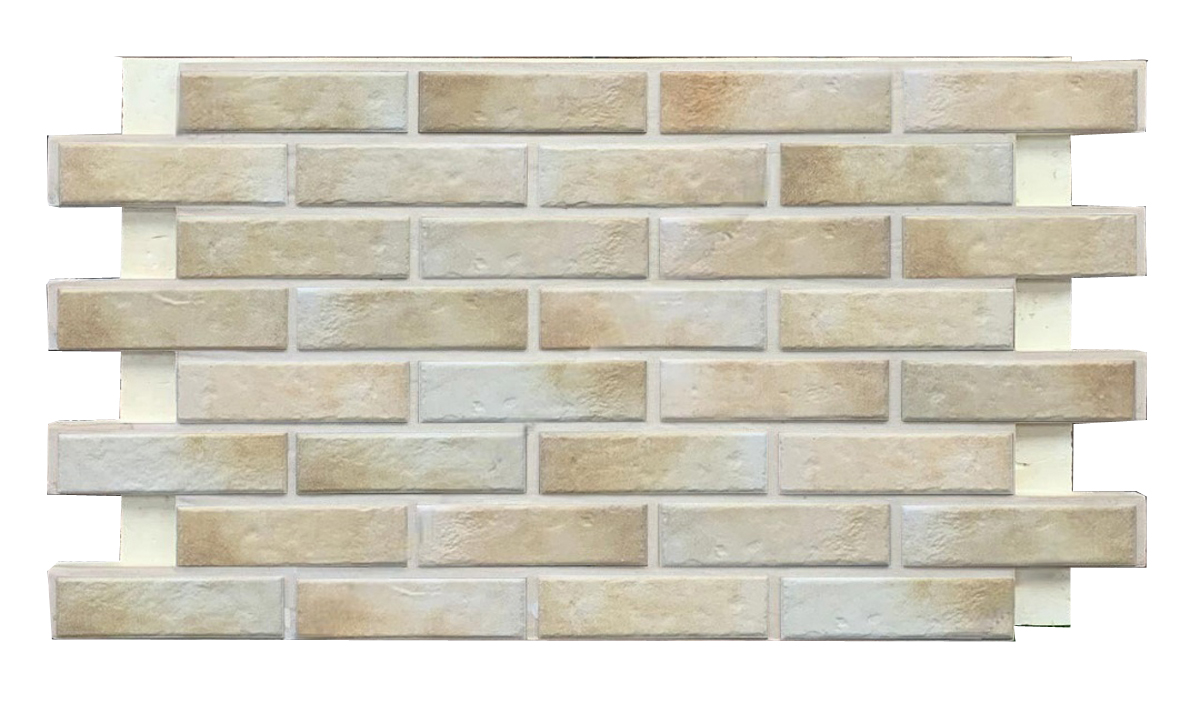 Retro Brick Salt фасадная термопанель из пенополиуретана ППУ 65 мм