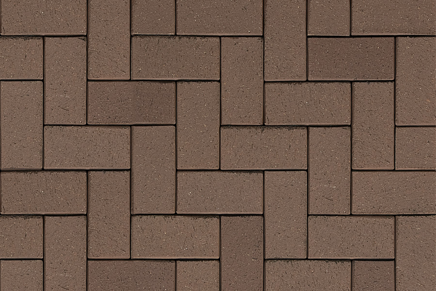 Тротуарная плитка / брусчатка Клинкерная ABC Schwarz Braun (Счварз Браун) 200*100*45 мм