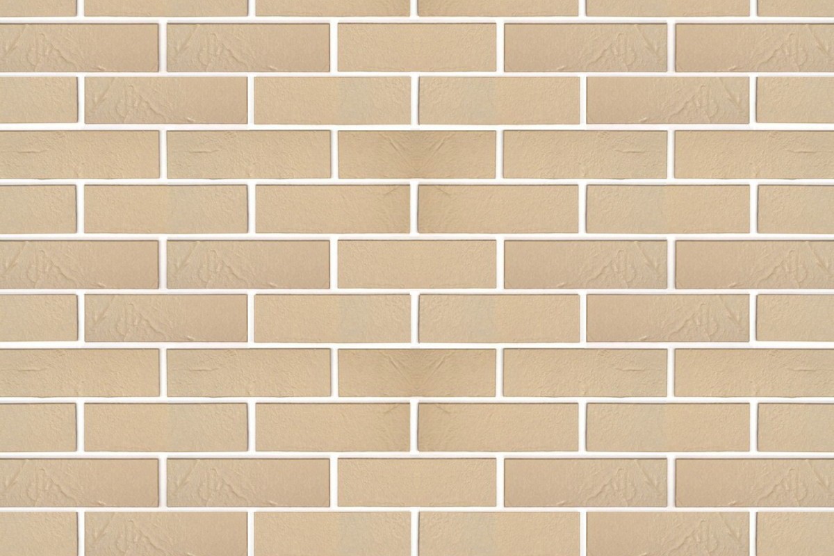 Фасадная Термопанель из пенополистирола ППС 60 мм с клинкерной плиткой ALASKA Beige genarbt 240*71*7 мм
