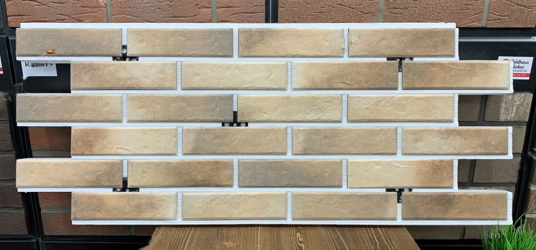 Retro Brick Masala фасадная термопанель из пенополистирола ППС 50 мм с клинкерной плиткой