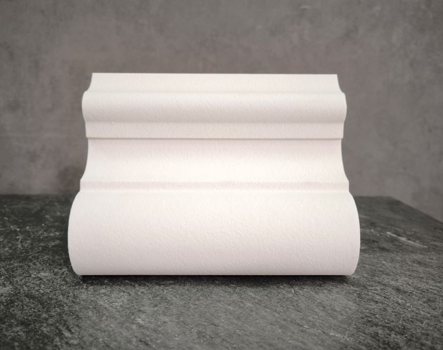 МОЛДИНГ цокольный для Фасада и Интерьера - лепнина, декор из пенополистирола ЦВ-150/4 150*100*2000 мм
