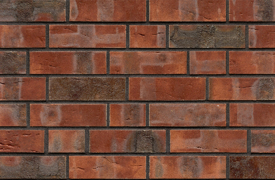 Кирпич облицовочный Клинкерный ABC 1876 Wittenburg  Kohlebrand mit  Sinters NF 240*115*71 мм