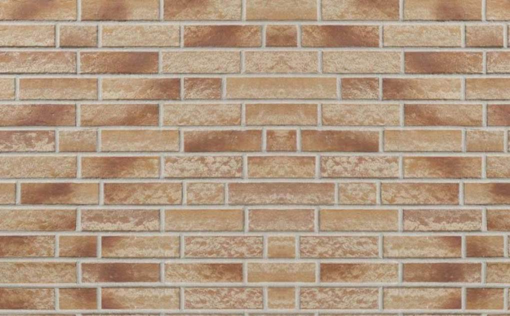 Клинкерная фасадная плитка облицовочная под кирпич Stroeher (Штроер) Zeitlos 354 bronzebruch рельефная NF14, 240*71*14 мм