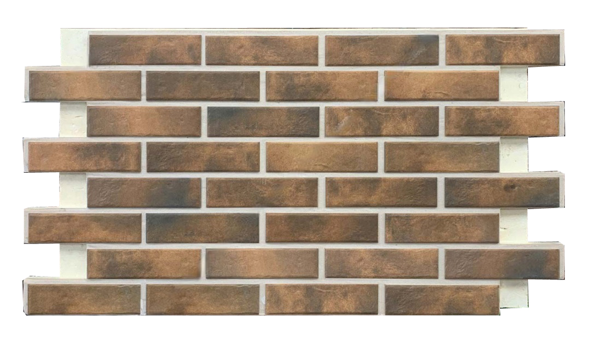 Retro Brick Chili фасадная термопанель из пенополиуретана ППУ 65 мм