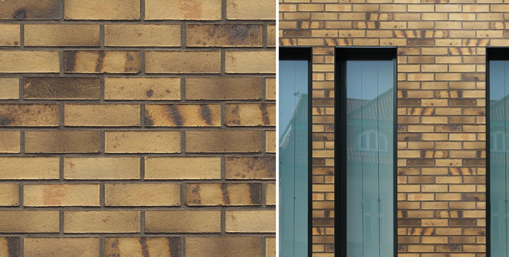 Кирпич облицовочный Клинкерный ABC 7603 Bornholm dänisch-Kohlebrand NF 240*115*71 мм