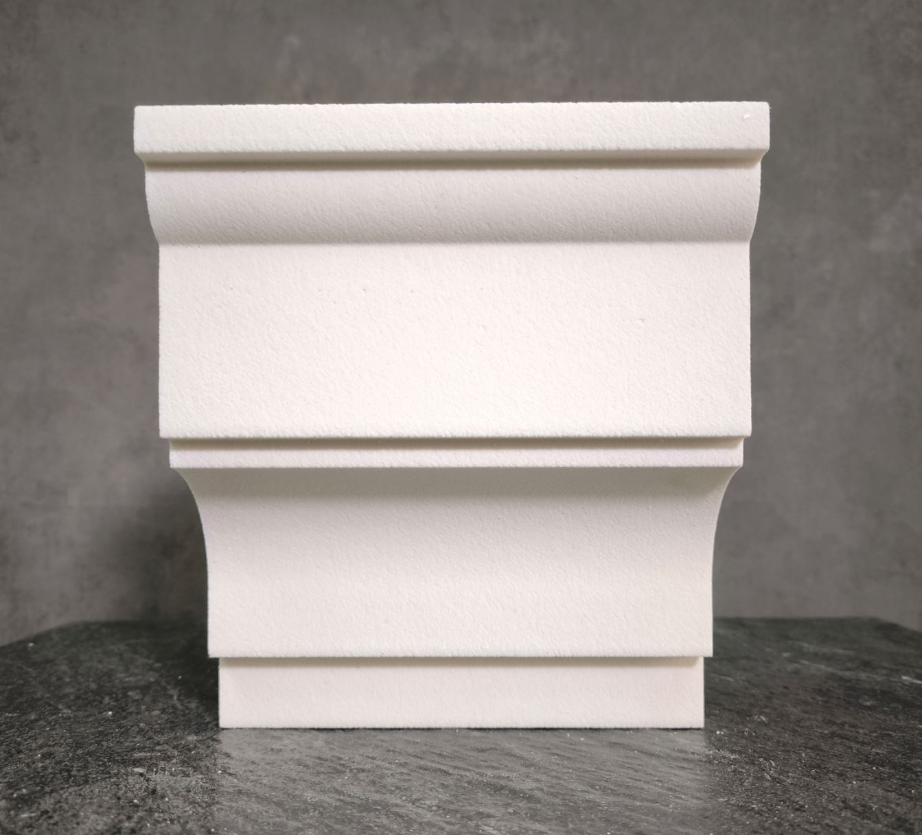 КАРНИЗ для Фасада и Интерьера - лепнина, декор из пенополистирола КВ-220/4 (КС-107) 220*110*2000 мм