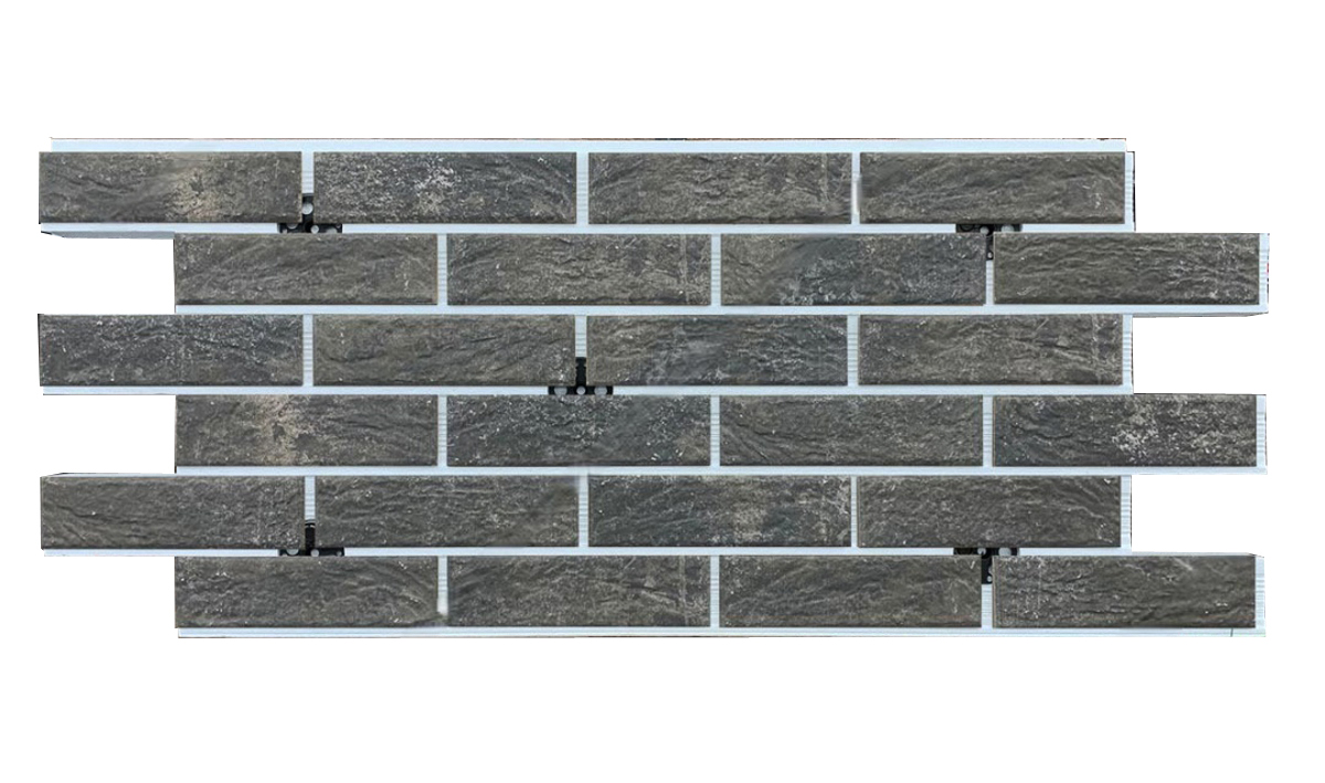 Midnight фасадная термопанель из пенополистирола ППС 50 мм с клинкерной плиткой