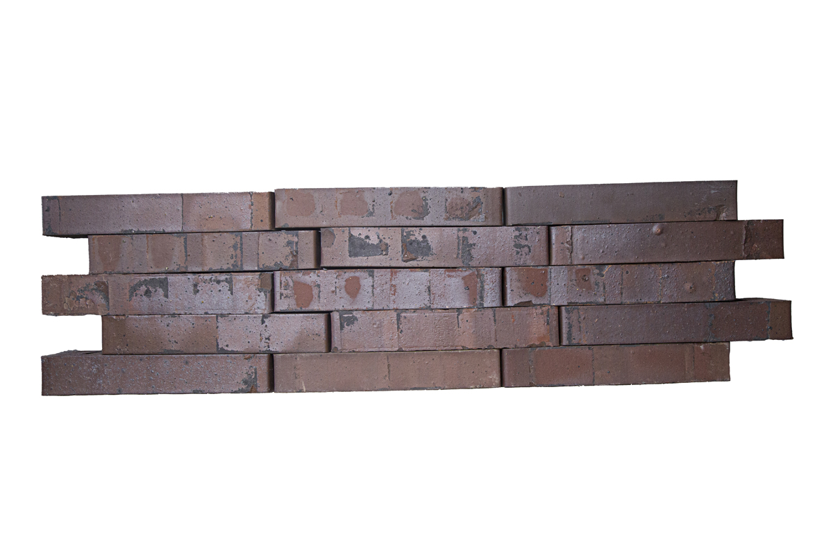 №12 Клинкерный кирпич облицовочный Laterem Antique  290х85х50 мм, бордовый