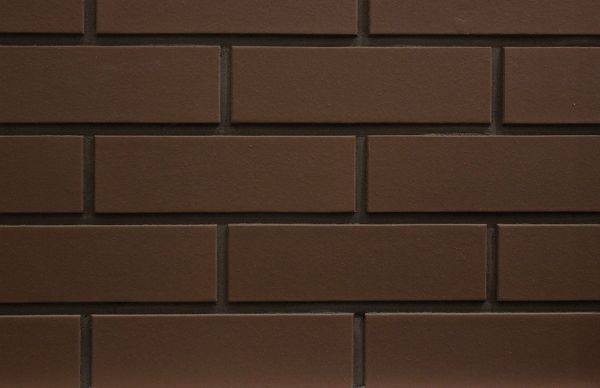 Клинкерная Плитка для Вентилируемых фасадов без расшивки шва Коричневый. Braun ABC  287*85*23 мм