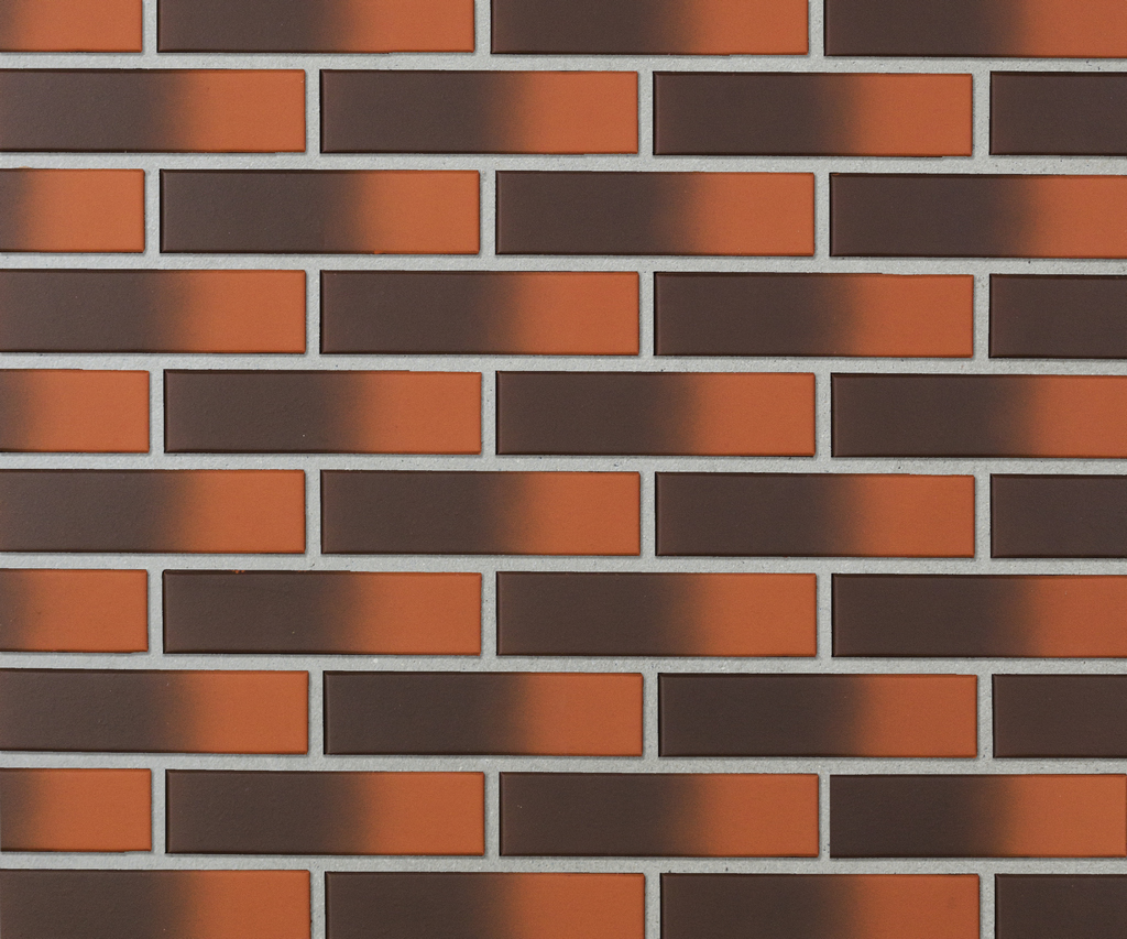 Lode AQUARIUS гладкий, 250*120*65 мм, Печной Полнотелый Кирпич керамический красный с коричневым, пестрый