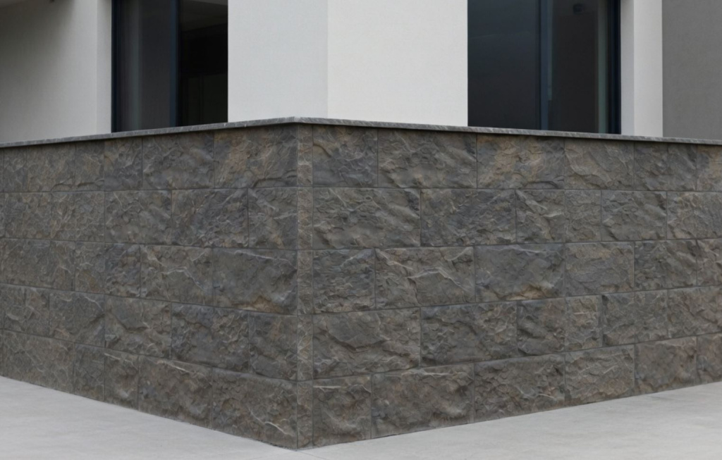 Terra TERRABIG Anthracite на фасаде дома