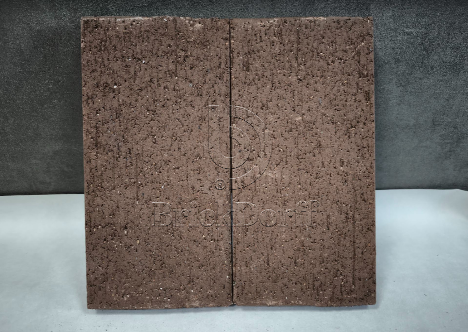 Тротуарная плитка клинкерная коричневая, Braun Ceramix, 200*100*16 мм