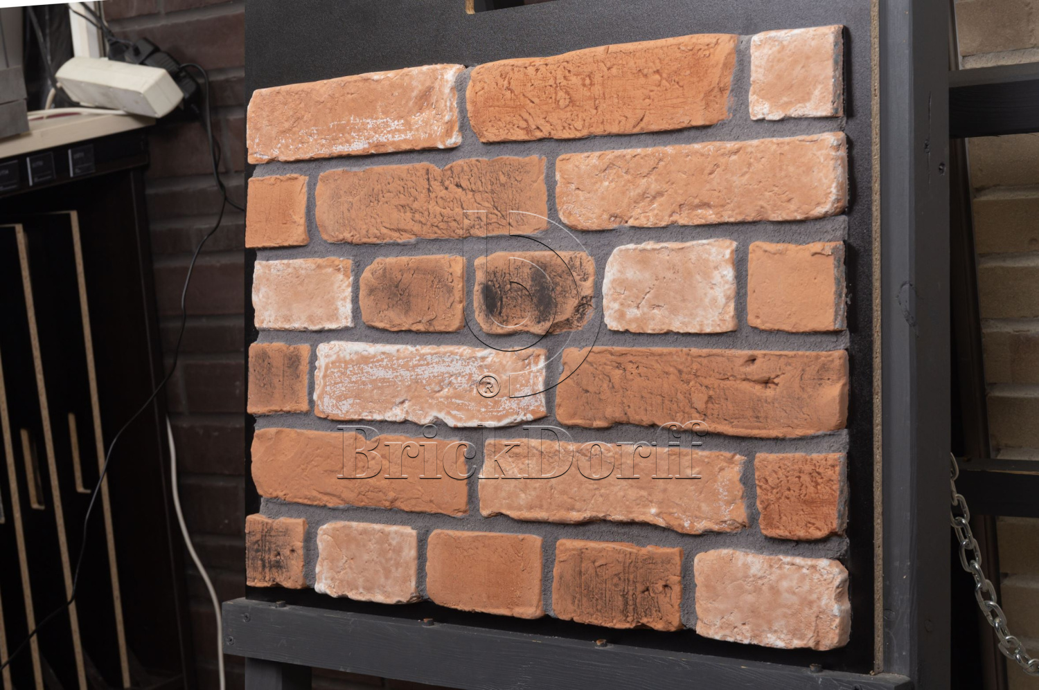 2.T Скандинавский кирпич 120-130*60-70*15 мм, декоративный камень для фасада и интерьера Petra