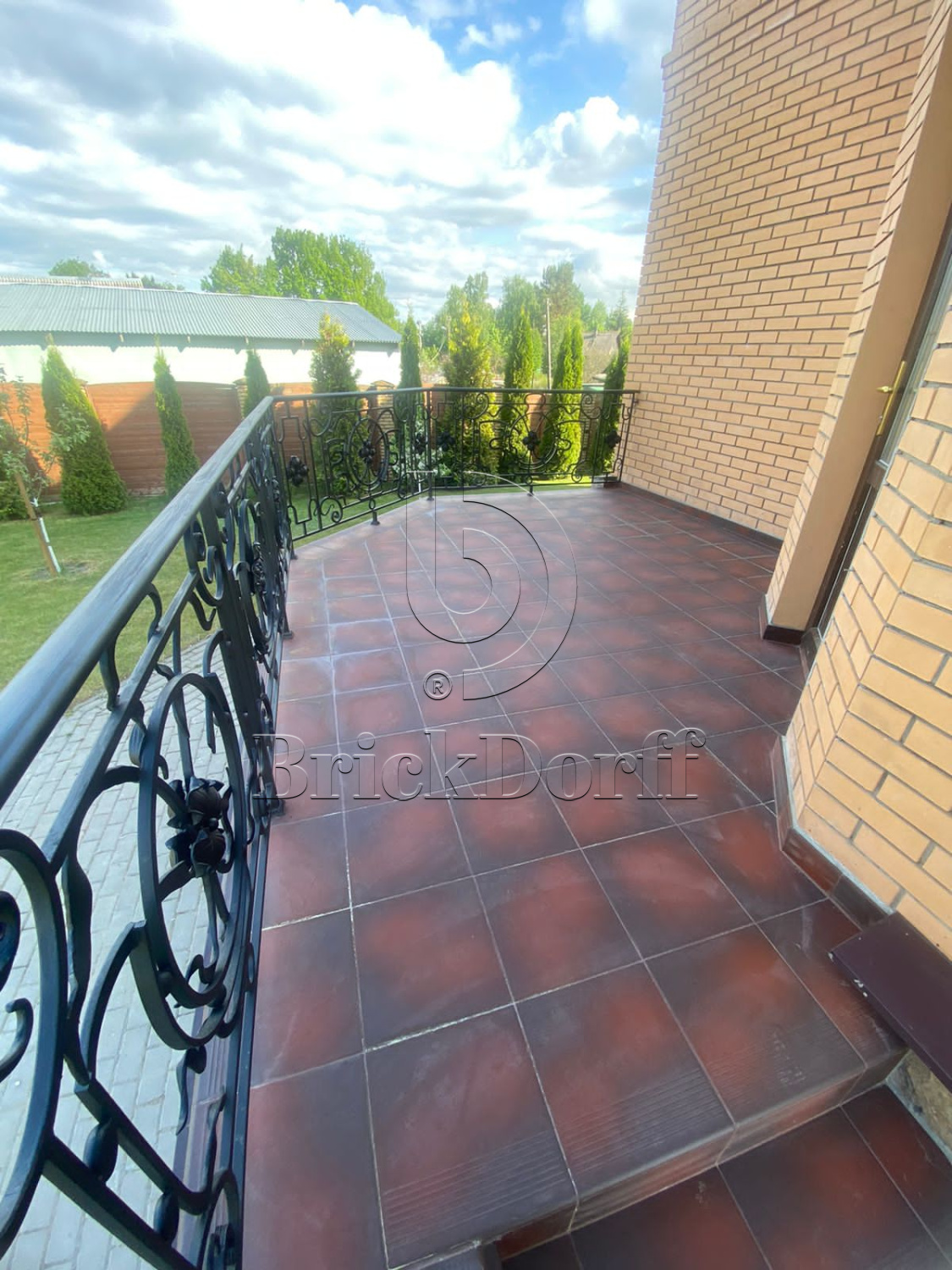 Клинкерная плитка Cloud Brown 300x300x11 – для улицы, террасы, крыльца, лестницы, морозостойкая