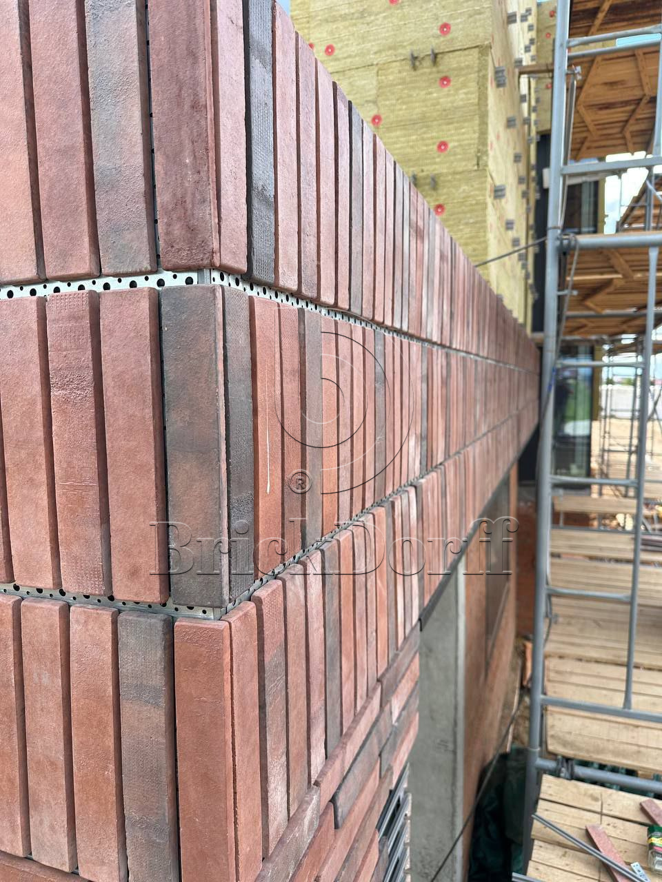 Фасадная ригельная плитка под клинкер Life Brick Лонг