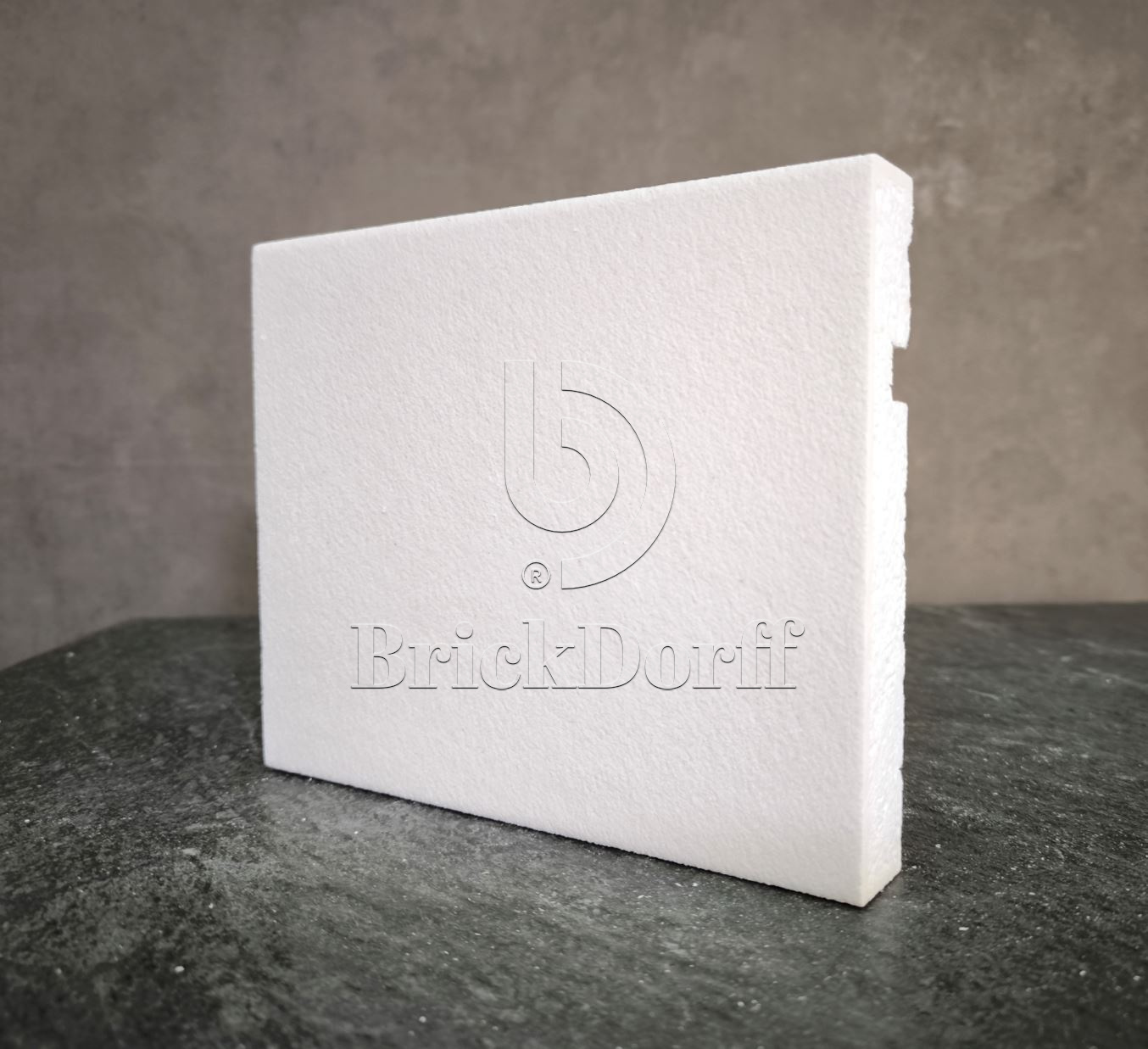 Молдинг для фасада - лепнина, декор из пенополистирола МВ-160/1 (МС-145) 160*25*2000 мм