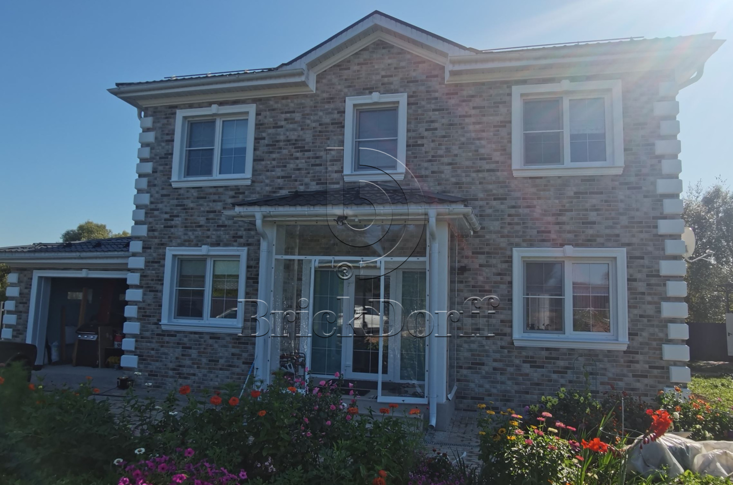 Loft Brick Pepper фасадная термопанель из пенополиуретана ППУ 65 мм