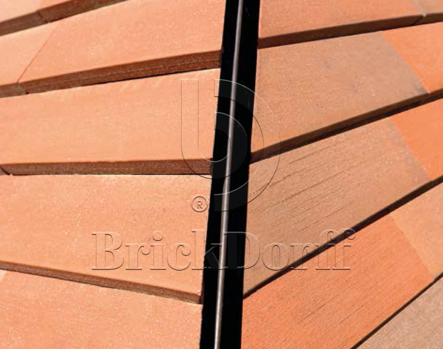 NORDIC 10 Rostrot 365x250x30x14, ABC Клинкерная плитка для навесного вент Фасада и Кровли