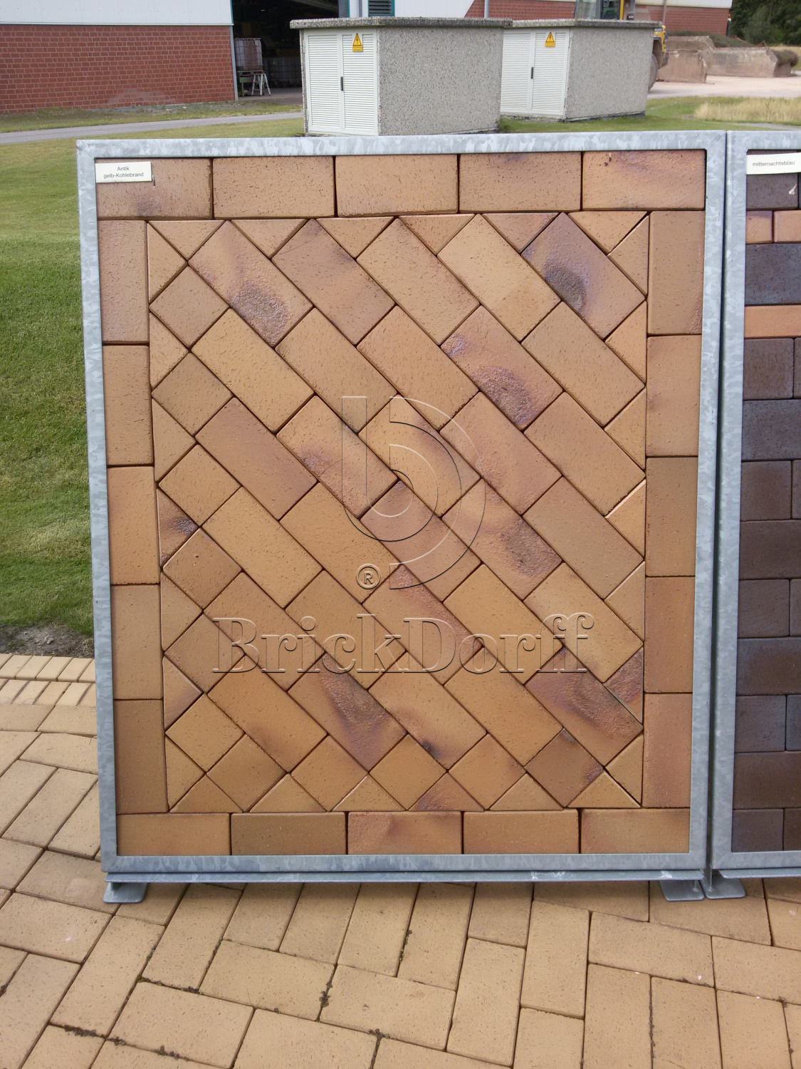 Тротуарная плитка / брусчатка Клинкерная ABC Antik gelb kohlebrand (Антик гелб кохлебранд), 200*100*52 мм
