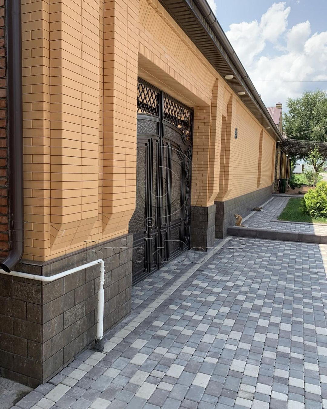 Клинкерная плитка Ilario Braun 300X148х7 мм морозостойкая фасадная и цокольная плитка