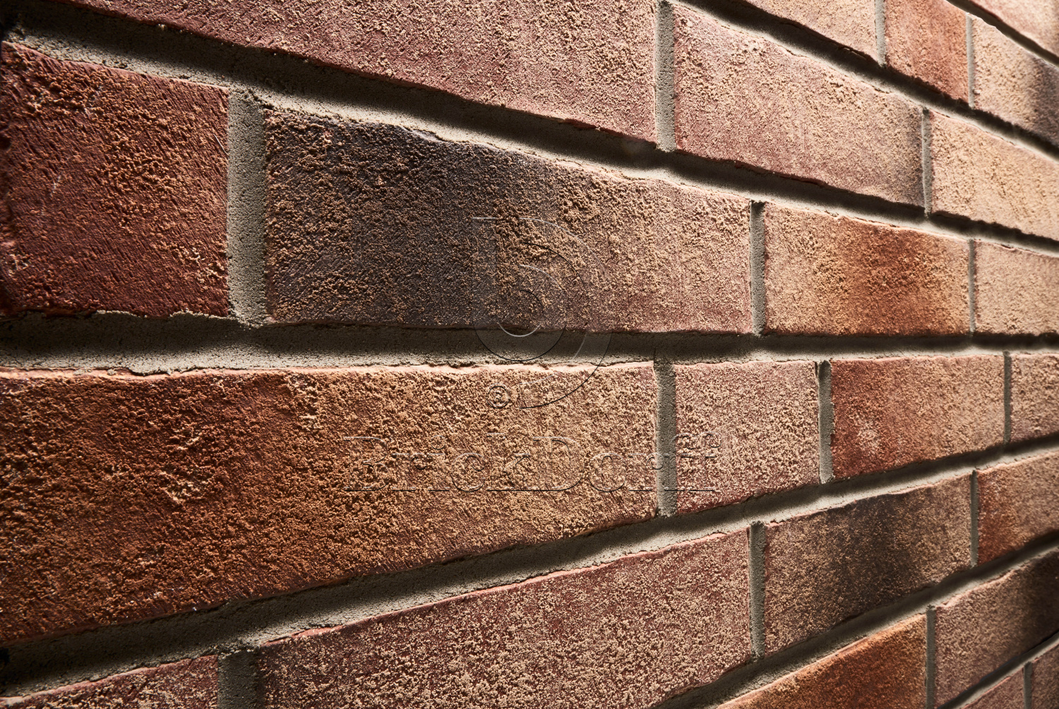 Клинкерная фасадная плитка облицовочная под кирпич Stroeher (Штроер) Zeitlos 357 backstein рельефная, 400*35*14 мм