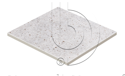 Клинкерная Плитка напольная противоскользящая Stroeher KERAPLATTE ROCCIA 837 marmos 294*294*10 мм